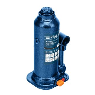 Домкрат бутылочный 3т гидравлический подъем 188-363мм в кейсе STELS фото 4