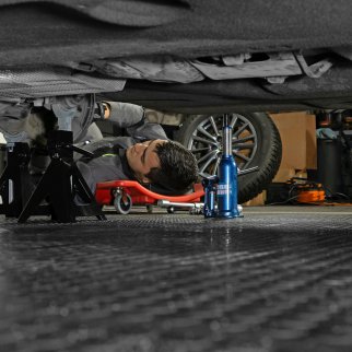 Домкрат бутылочный 3т гидравлический подъем 188-363мм в кейсе STELS фото 12