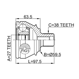 ШРУС 1710-A8 фото 2