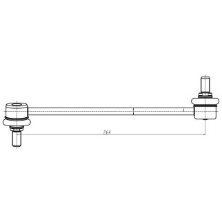 Стойка переднего стабилизатора TRIALLI SP 0817 фото 3