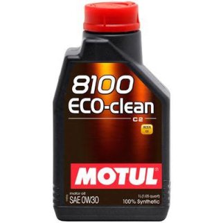 Масло моторное 0W30 MOTUL 5л синтетика 8100 ECO-CLEAN ACEA C2 фото