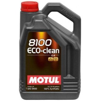 Масло моторное 0W30 MOTUL 5л синтетика 8100 ECO-CLEAN ACEA C2 фото