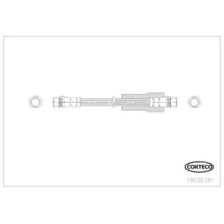 Шланг тормозной CITROEN: JUMPY 1.6 HDi 90/2.0 HDi 120/2.0 HDi 140/2.0 HDi 165/2.0 i 07-, JUMPY фургон 1.6 HDi 90/2.0 HDi 120/2.0 HDi 140/2.0 HDi 165/2.0 i 07-  PEUG фото