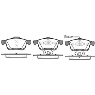 Колодки Fiat Doblo 1.4i/1.3D/1.6D/2.0D 10> передние Remsa фото