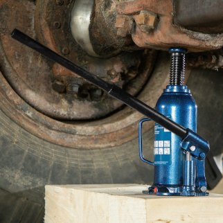 Домкрат бутылочный 12т гидравлический подъем 227-457 ммSTELS фото 13