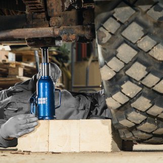 Домкрат бутылочный 12т гидравлический подъем 227-457 ммSTELS фото 1