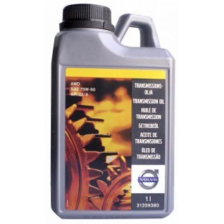 Масло трансмиссионное VOLVO AWD 75W-90 синтетическое 1 л 31 259 380 фото