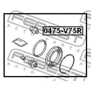 Рк заднего суппорта FEBEST 0475-V75R фото