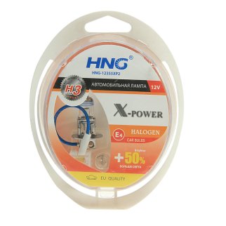 Лампа 12V H3 (55) PK22s+50% X-POWER (2шт+2шт W5W) 12V HNG фото