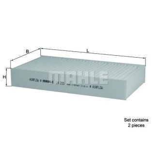 Фильтр салона KNECHT LA 295S фото