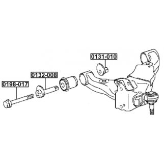 Болт FEBEST 0198-017 фото 2