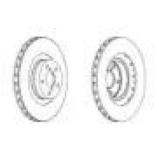 Диск тормозной передний FERODO DDF1175 фото