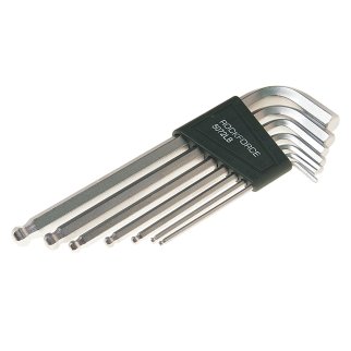 Набор ключей шестигранных с шаром 2.5-10мм 7пр ROCK FORCE фото 1