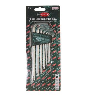 Набор ключей шестигранных с шаром 2.5-10мм 7пр ROCK FORCE фото