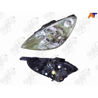 Фара левая DEPO 221-1151LMLD-EM фото