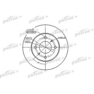 Диск тормозной PATRON PBD2591 фото