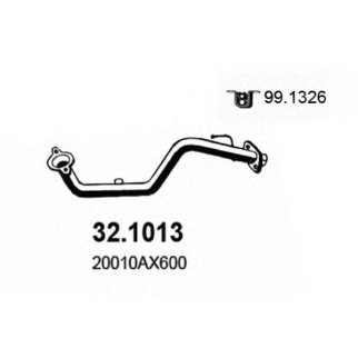 Приемная труба глушителя ASSO 32.1013 фото