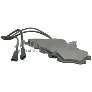 Колодки тормозные задние дисковые к-кт JP Group 1563700110 фото