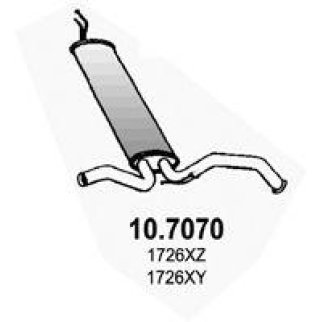 Глушитель основной ASSO 10.7070 фото