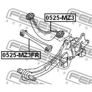 Рычаг задний поперечный FEBEST 0525-MZ3FR фото