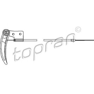 Трос открывания капота topran 104170585 фото