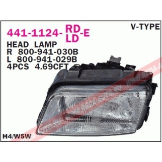 Фара левая DEPO 441-1124L-LD-E фото