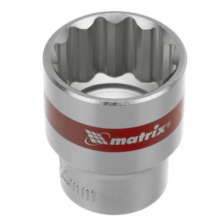 Набор головок торцевых 1/2" 12гр (10пр) MATRIX фото 3