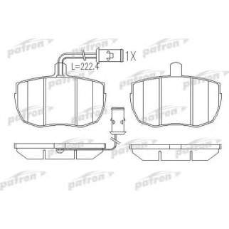 Колодки тормозные PATRON PBP829 фото