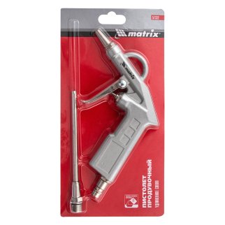 MATRIX 57332 Пистолет продувочный с удлиненным соплом, пневматический, 135 мм фото 9