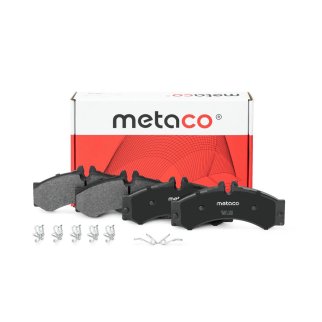 Колодки тормозные передние к-кт metaco 3000-166 фото