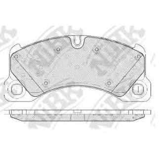 PN0529-NIBK_колодки дисковые пер.! VW Touareg 3.2-3.6i/3.0-5.0TDi 05>, Porsche Cayenne 4.5-4.8i 06> фото