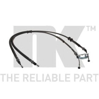 9036153_трос стояночного тормоза! под барабанный тормоз, задн. Opel Corsa 1.8 00-09 фото