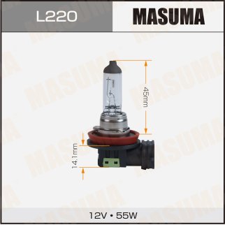 Лампа 12V H11 55W MASUMA 1 шт. картон L220 фото