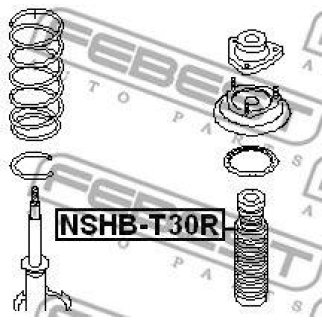 Пыльник заднего амортизатора FEBEST NSHB-T30R фото