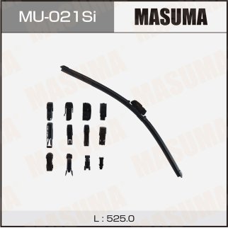 Щетка стеклоочистителя 525 мм бескаркасная 1 шт MASUMA Beam Wiper Blade MU-021Si фото