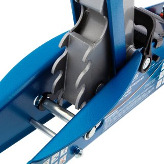 Домкрат подкатной гидравлический 2,5т (140-385мм) с фиксатором (в кейсе) STELS фото 6