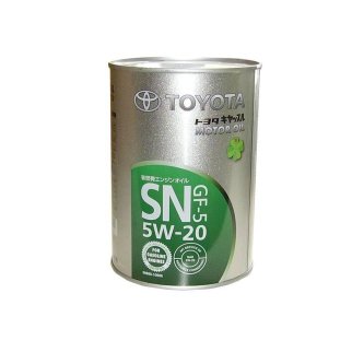 Масло моторное TOYOTA Полусинтетическое 5W-20 SN 1л. фото