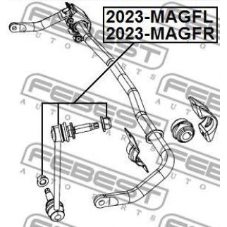 2023MAGFR_тяга стабилизатора переднего правая! Chrysler 300C 2.7-5.7i Sedan/3.0TD 05> фото