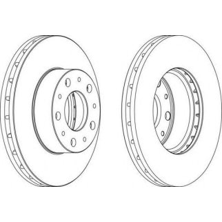 Диск тормозной FERODO DDF1800 фото
