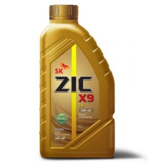 Масло моторное ZIC X9 LS DIESEL 5W40 1л фото