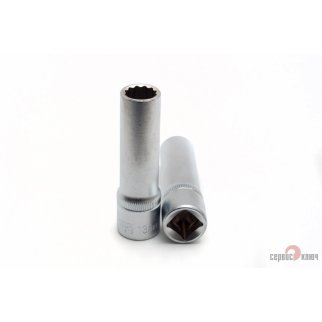 Головка торцевая 13 1/2&quot; 12гр глубокая СЕРВИС КЛЮЧ фото
