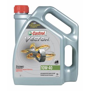 CASTROL Vecton 10W40 (4L)_масло моторное! полусинт.ACEA E4/E7,API Cl-4, MB 228.5,RLD-2, Volvo VDS-3 фото