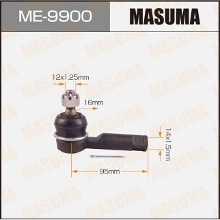 Наконечник рулевой Masuma ME-9900 фото
