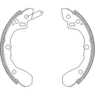 4060.00_=071 100-SX !колодки барабанные Kia Shuma 1.5-1.8 97> фото