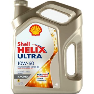 Масло моторное SHELL Helix Ultra Racing 10W-60 синтетическое 4 л 550046672 фото