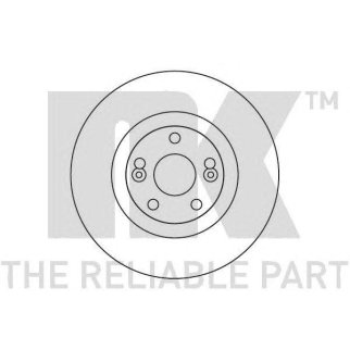 Диск тормозной передний вентилируемый NK 203942 фото