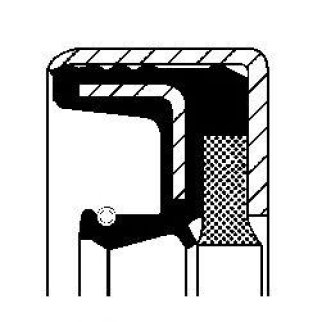 Сальник COMBI SF 60X75X17/18,5 NBR фото