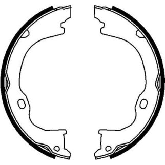 Колодки торм. для а/м Jeep Wrangler (07-) барабан. ст. торм. 207x32 (GF 4635) фото 4