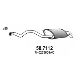 Глушитель основной ASSO 58.7112 фото