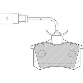 Колодки зад.VW SHARAN/FORD GALAXY/SEAT ALHAMBRA 2000=> WVA20961 фото